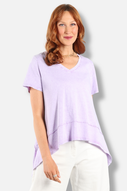 Hi Lo Swing Tee - Lilac
