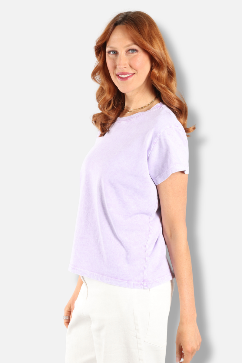 Short Sleeve Tee Plus - Lilac