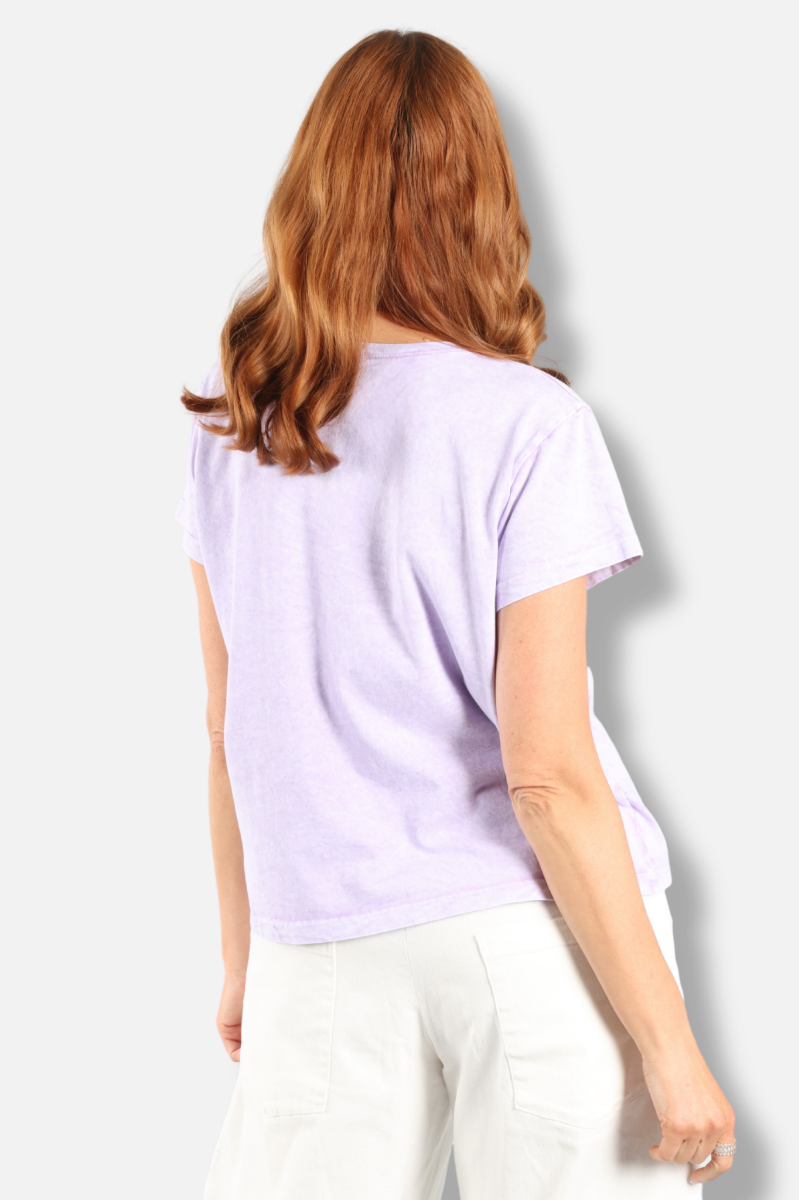Short Sleeve Tee Plus - Lilac