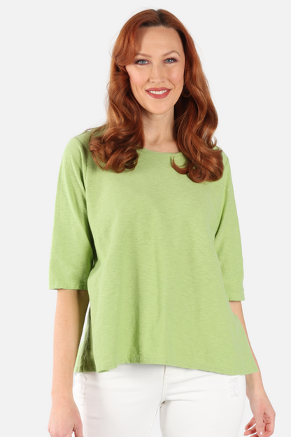 Fawbush's Only! Boxy Hi-Low Tee - Verde