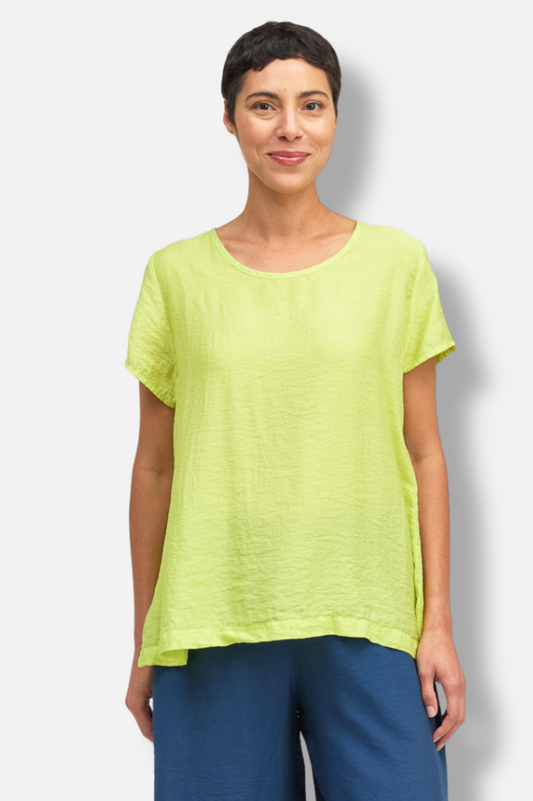 Cap Sleeve Swing Top - Euphorbia Parachute