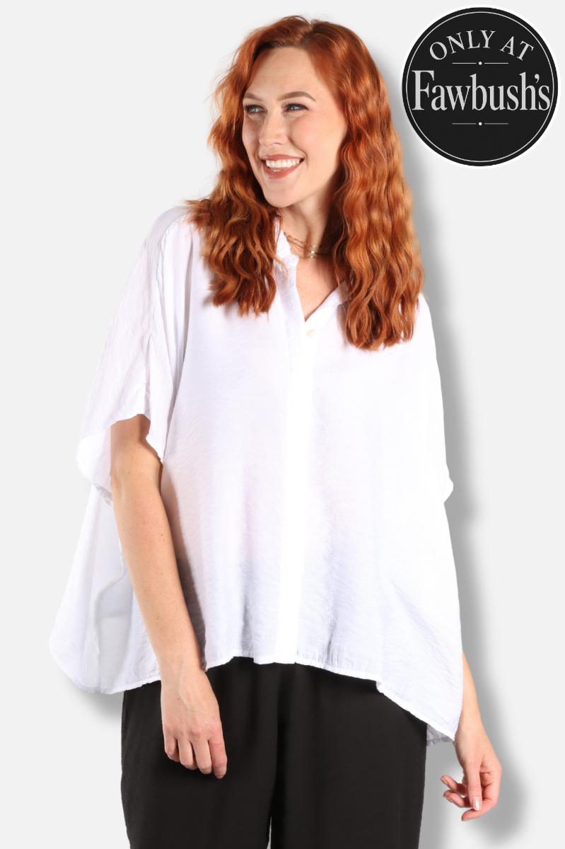 Oversized Shirt - White Parachute