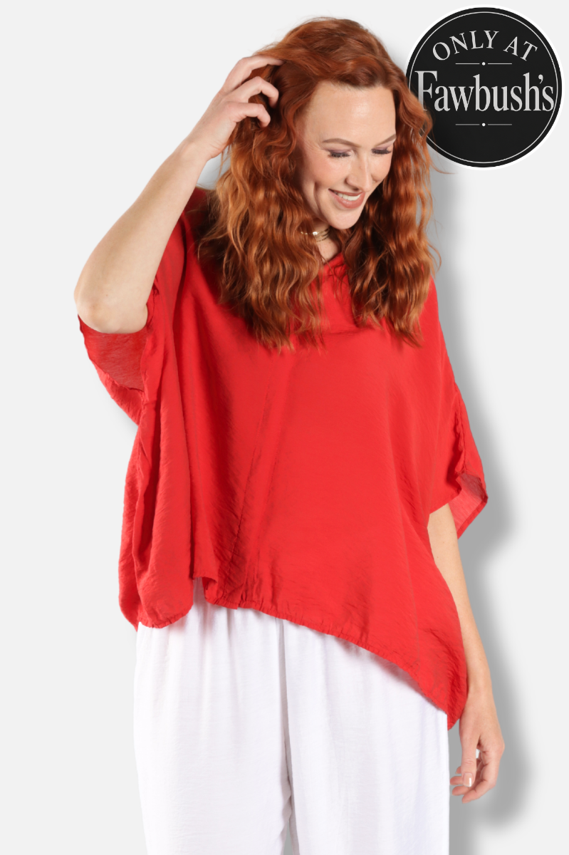 Oversized Shirt - Cherry Parachute