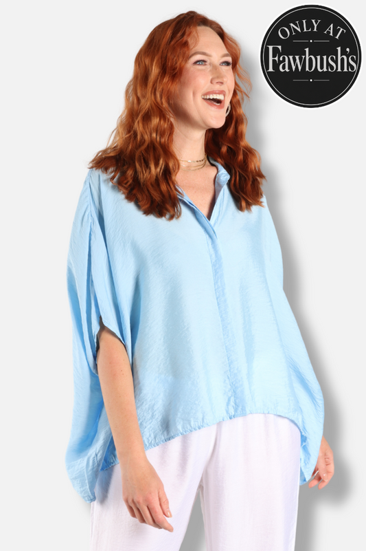 Oversized Shirt - Bellflower Parachute