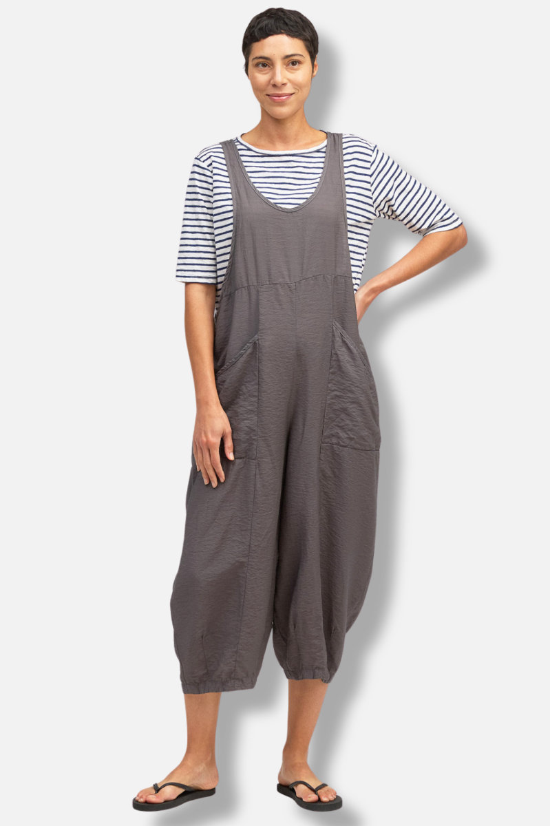 Racerback Overall - Anthracite Parachute