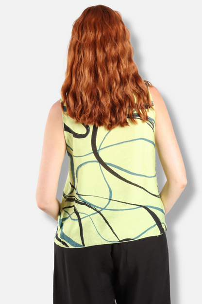 Layering Tank - Euphorbia Swirl Parachute