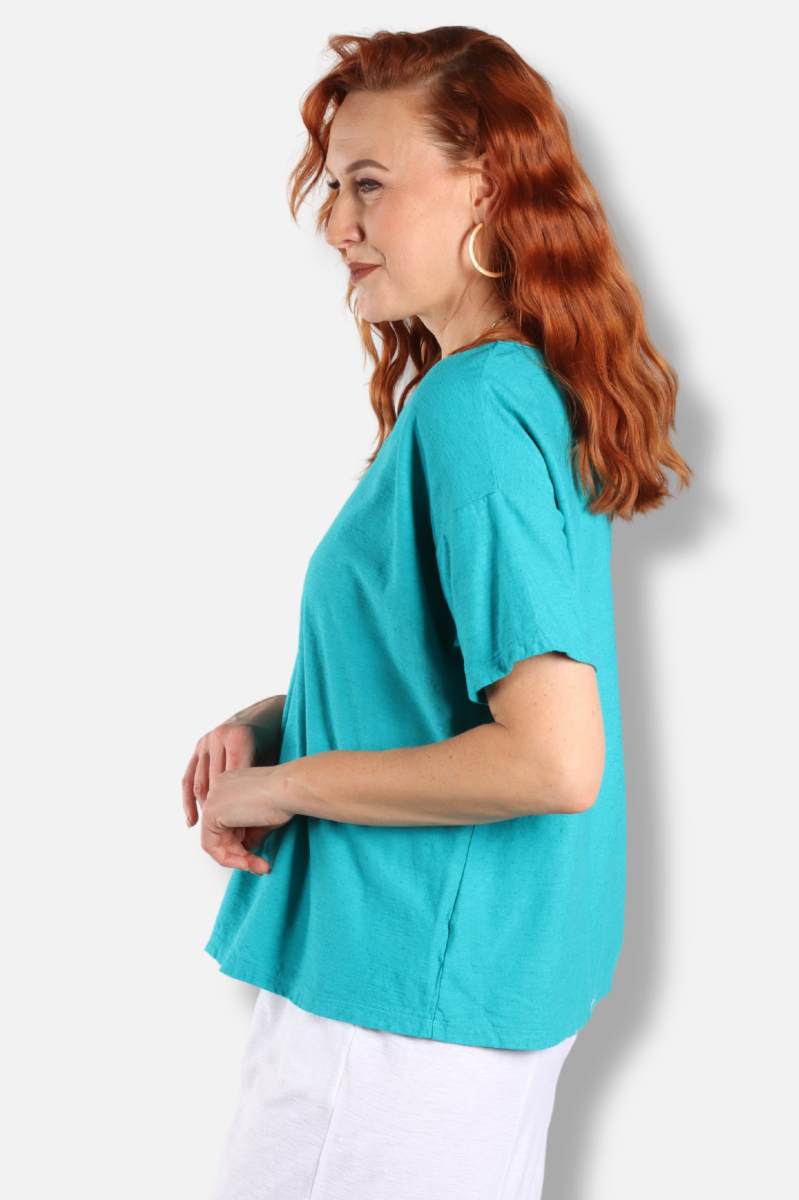V-Neck Tee - Atlantis 
