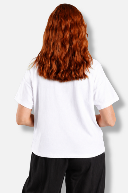 V-Neck Tee - White