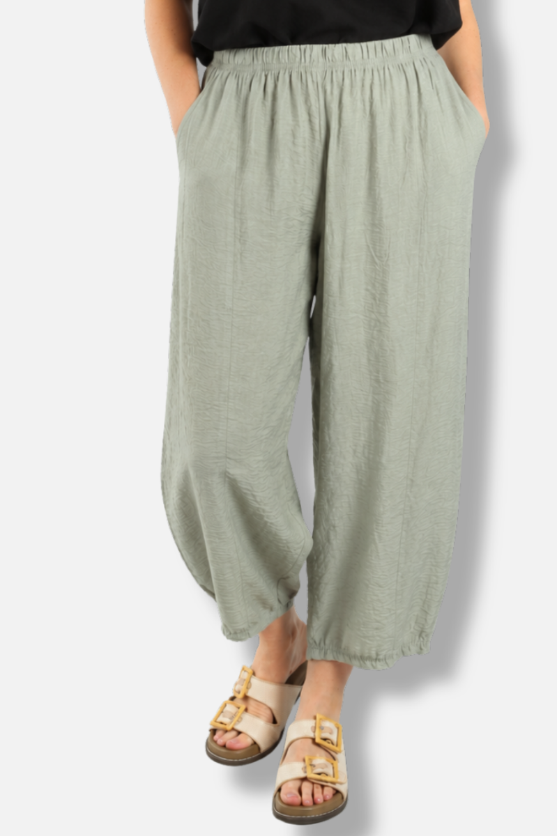 Barrel Crop Pant - Overcast Parachute