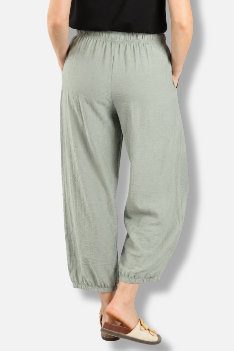 Barrel Crop Pant - Overcast Parachute