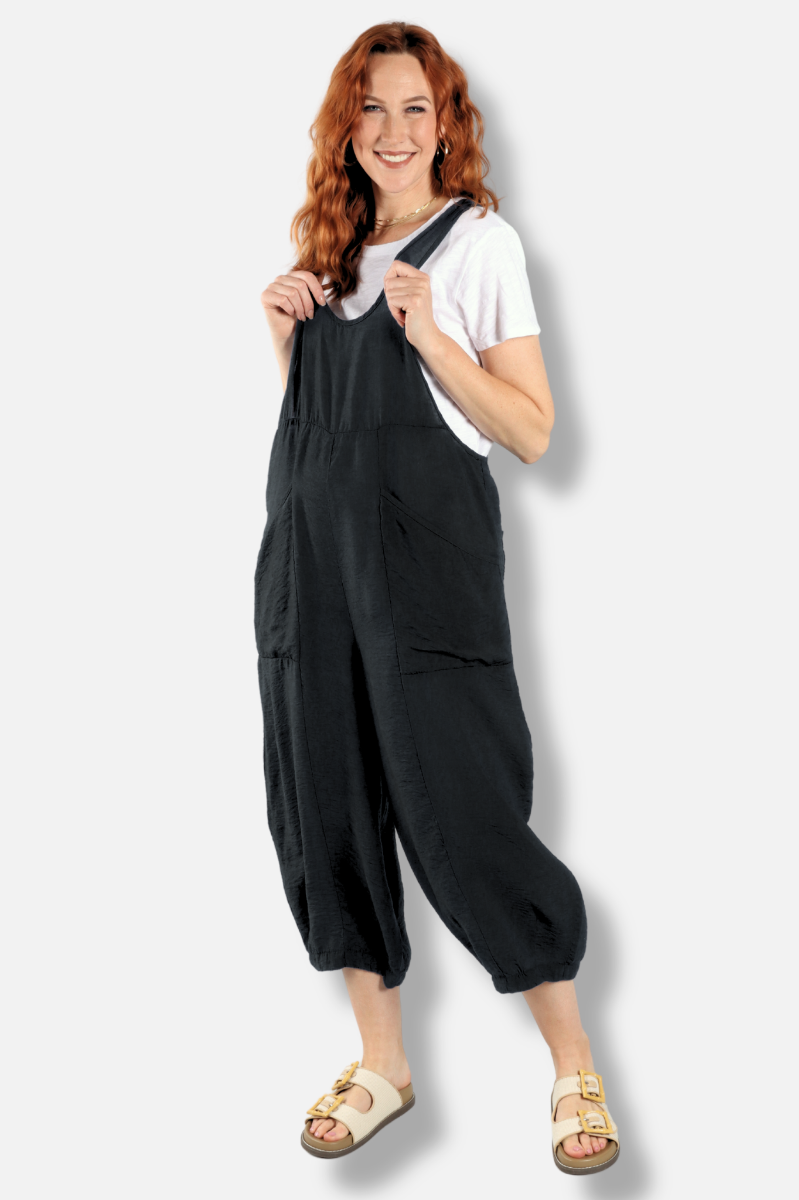 Racerback Overall - Black Parachute