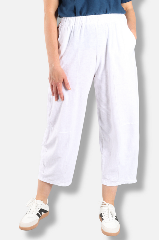 Horseshoe Pant - White