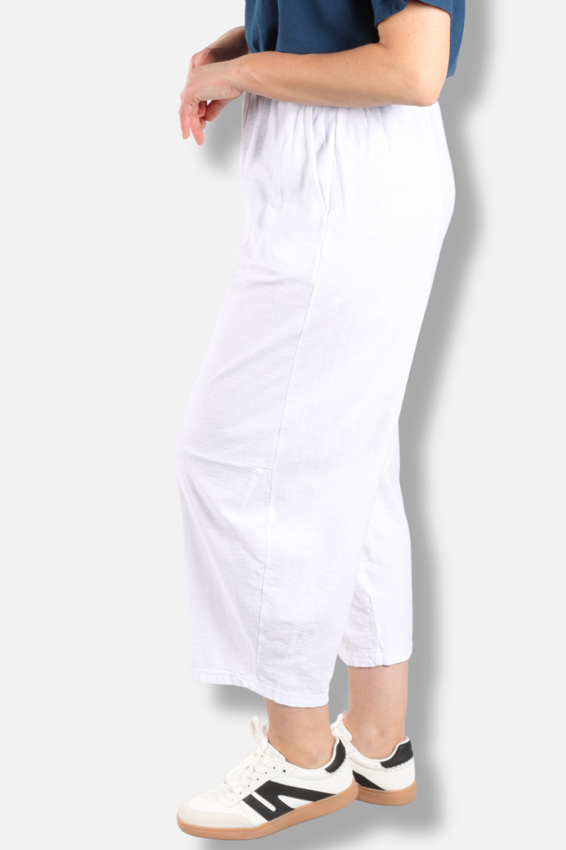 Horseshoe Pant - White