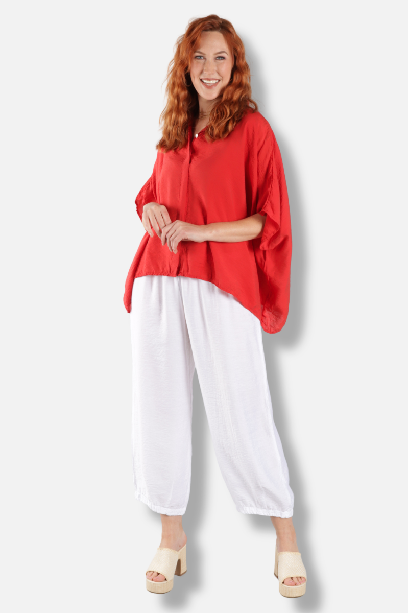 Oversized Shirt - Cherry Parachute