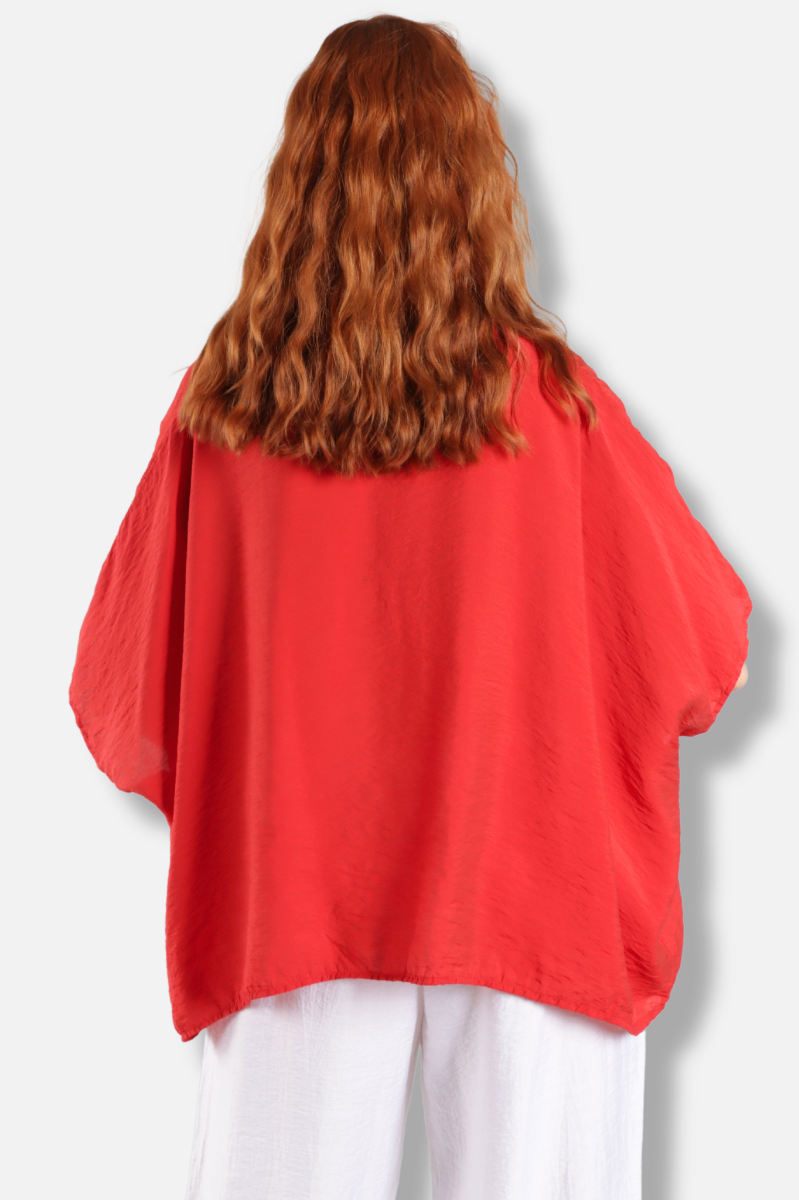 Oversized Shirt - Cherry Parachute