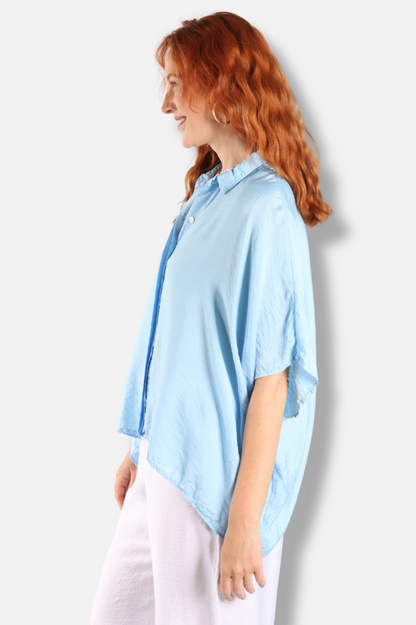 Oversized Shirt - Bellflower Parachute