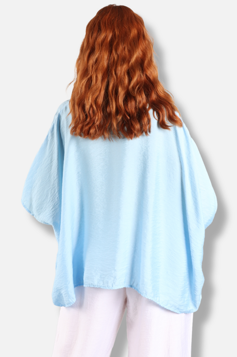 Oversized Shirt - Bellflower Parachute