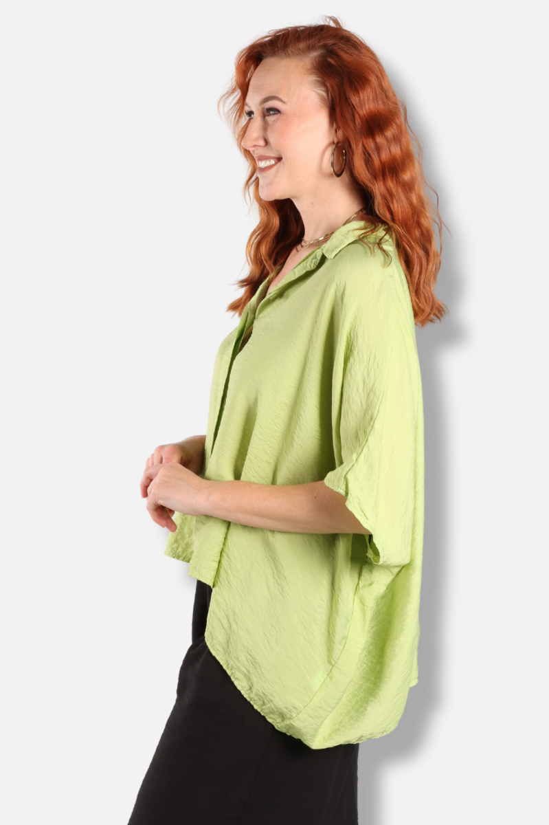Oversized Shirt - Verde Parachute