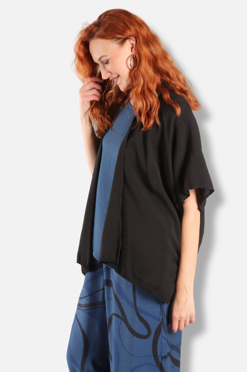 Shawl Cardigan - Black Parachute 