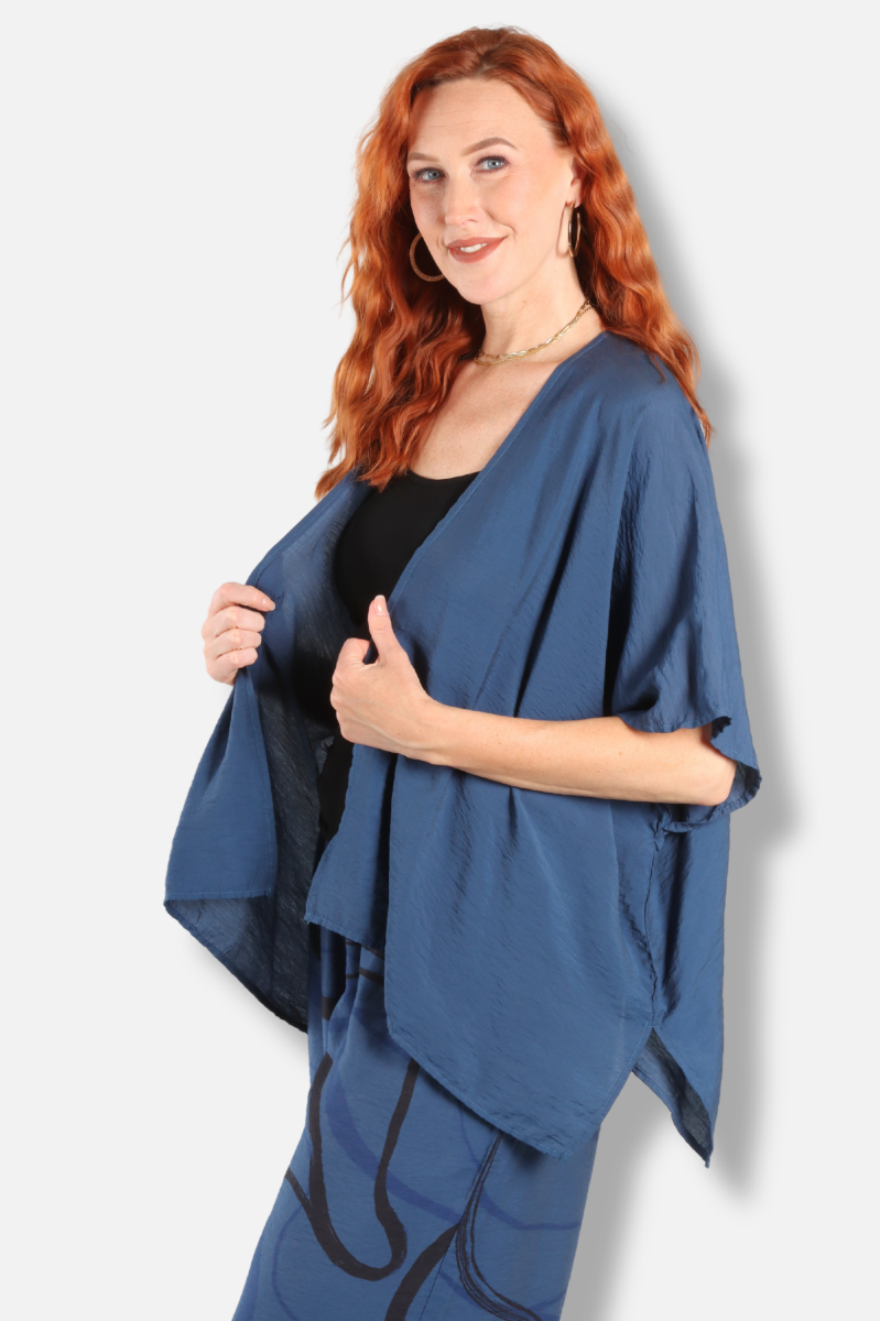 Shawl Cardigan - Naval Parachute
