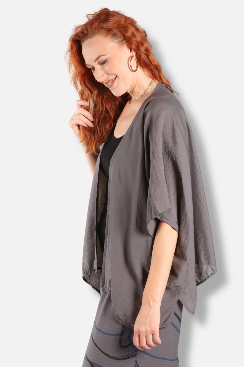 Shawl Cardigan - Anthracite Parachute
