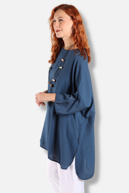 Osize Slit Tunic - Naval Parachute