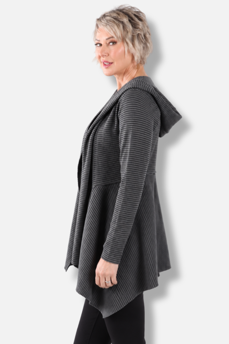 CUT LOOSE 0588665-2607 HOODED JKT IRON