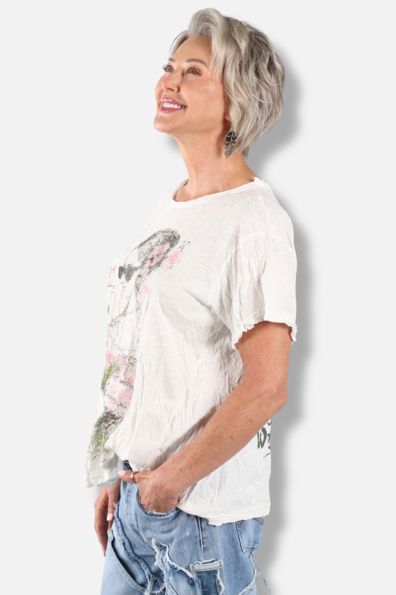 Worn Weather Tee - White