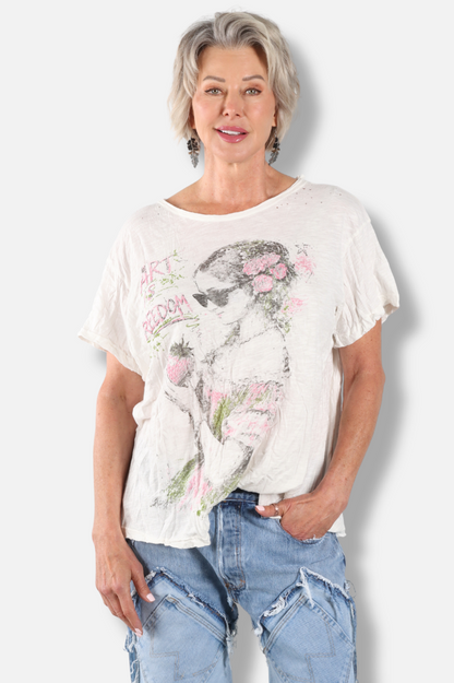 Worn Weather Tee - White