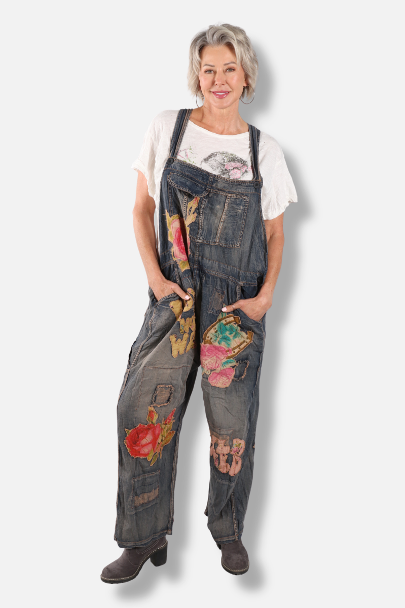 Sunfaded Overalls - Denim