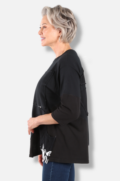Triangle Tee - Black #4