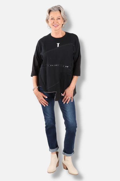 Triangle Tee - Black #4