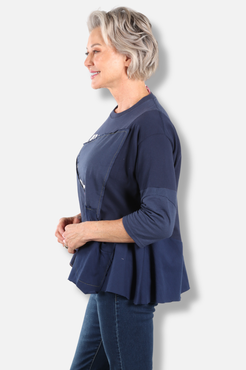 Triangle Tee - Navy #5