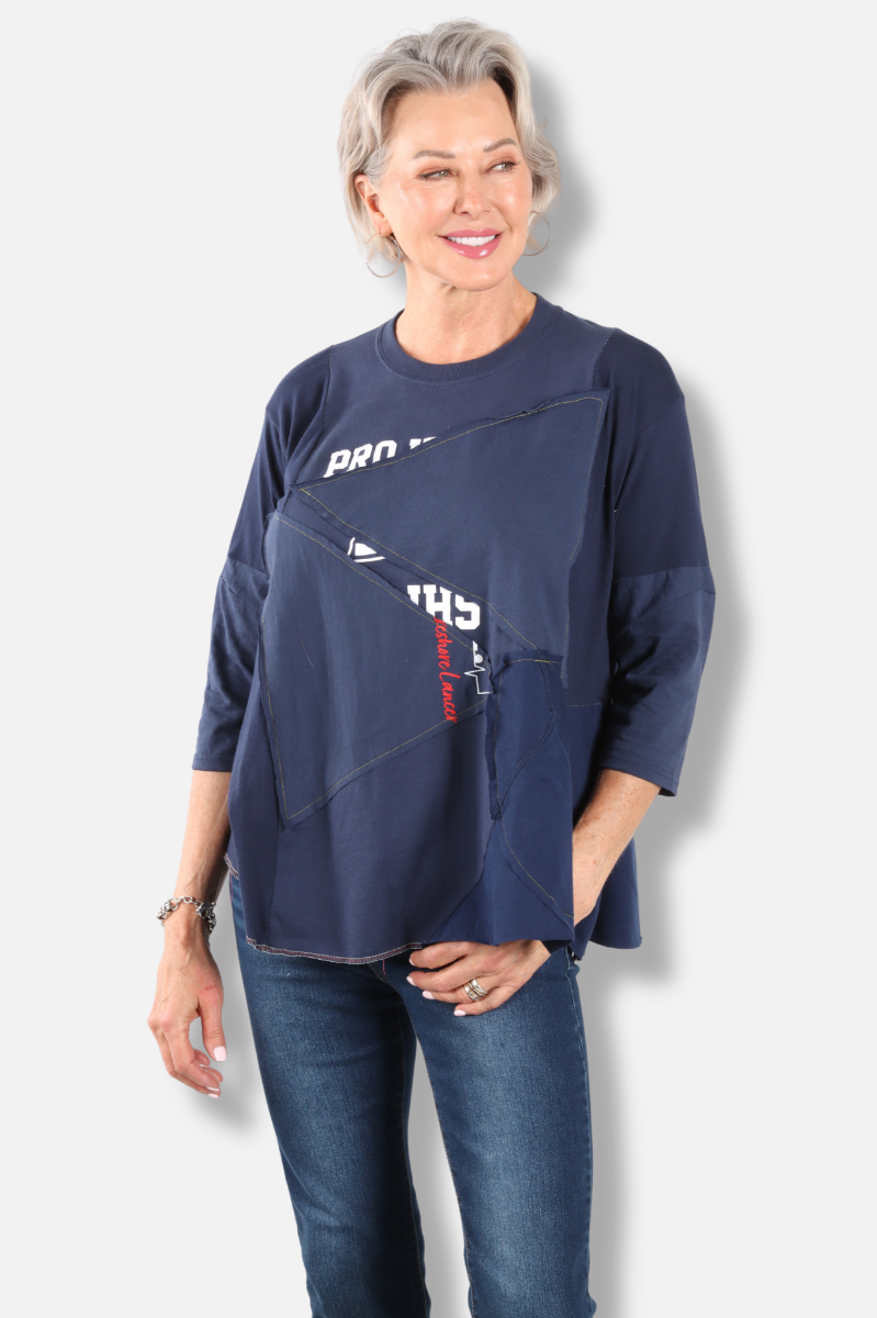 Triangle Tee - Navy #5