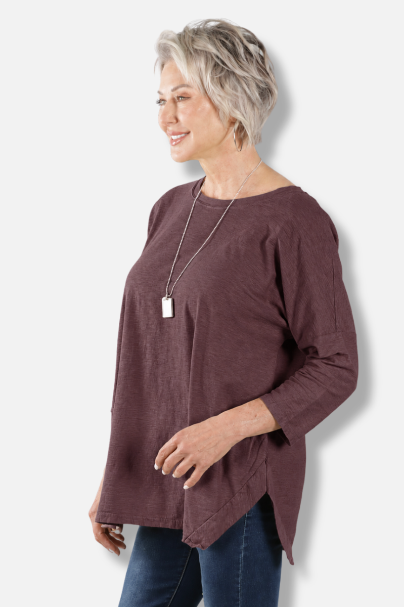 Osize Boxy Top - Cinnabark