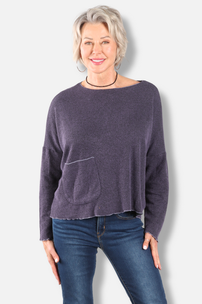 Osize Pocket Pullover - Whisper