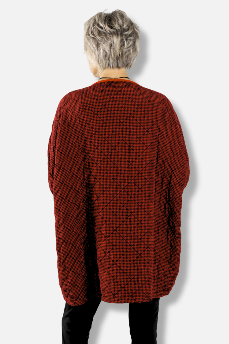 Osize Zip Jacket - Maraschino