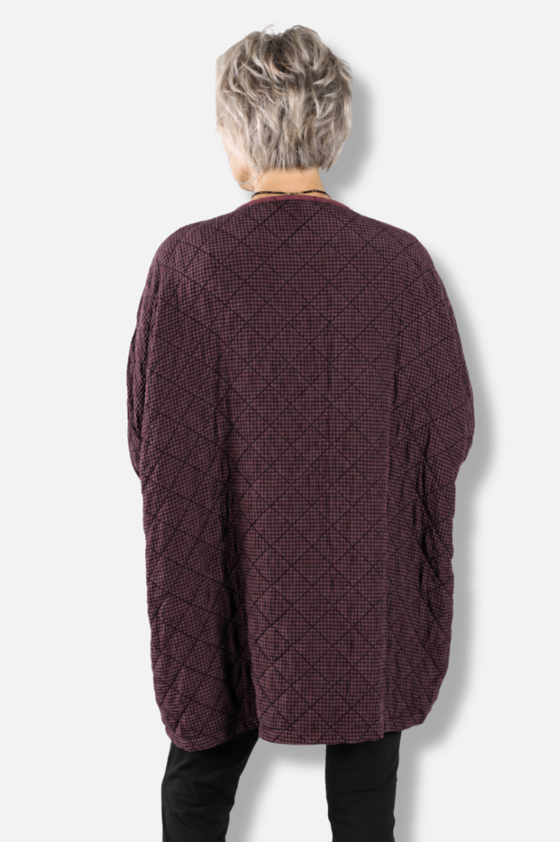 Osize Zip Jacket - Cinnabark