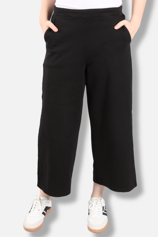 Crop Leg Pant - Black 