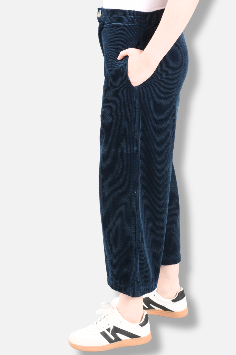 Crop Wide Leg Zip Pant - Etan