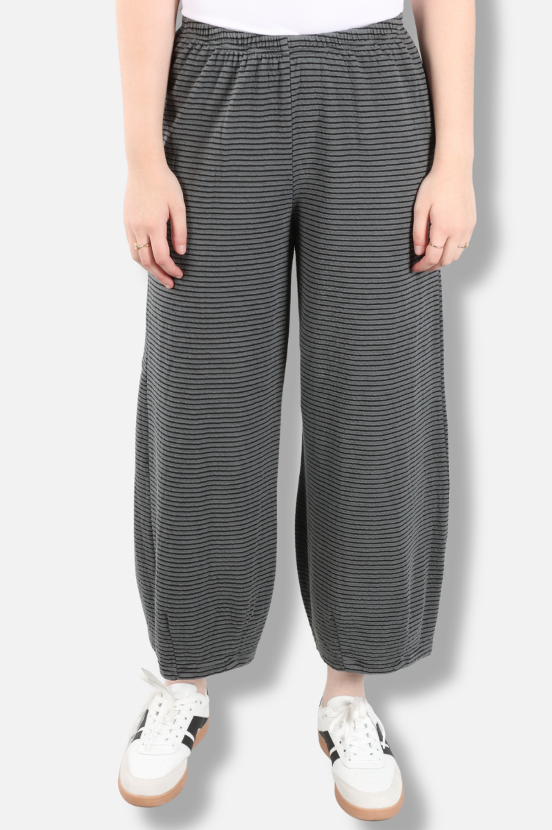 Cropped Dart Pant - Iron
