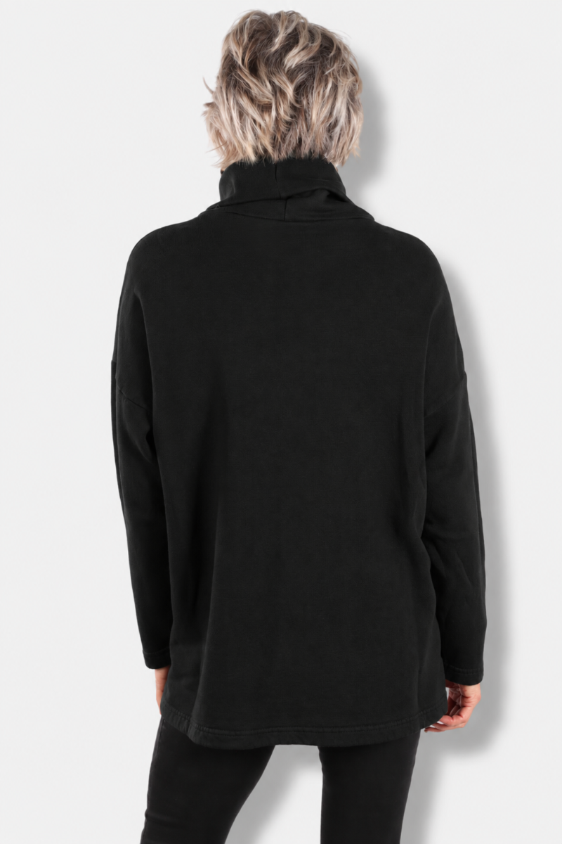 Helga Tunic - Black Fleece 