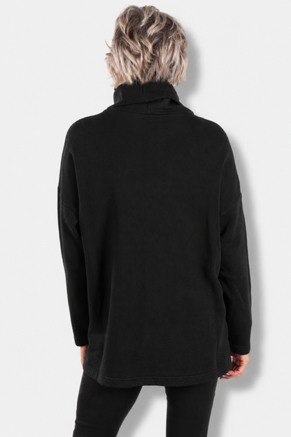 Helga Tunic - Black Fleece 