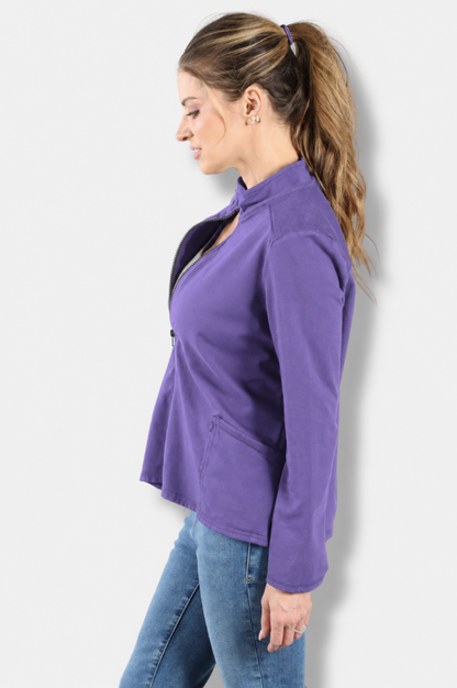 Zip Up Cover Jacket Plus - Jam
