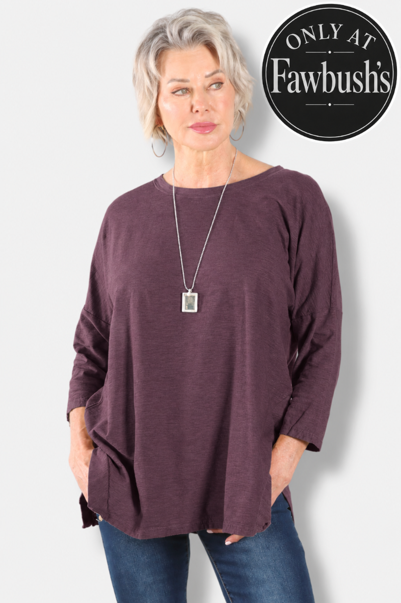 Osize Boxy Top - Cinnabark