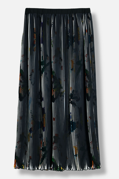 Arty Texture Skirt - Black
