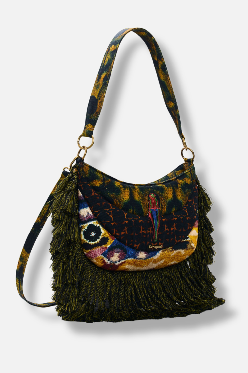 Fringe Bag - Olive Multi