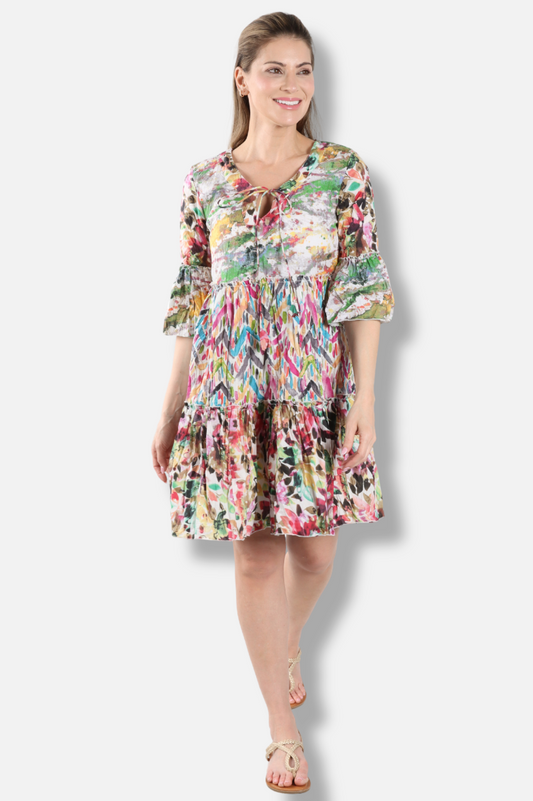 Jazz Dress - Mixed Print