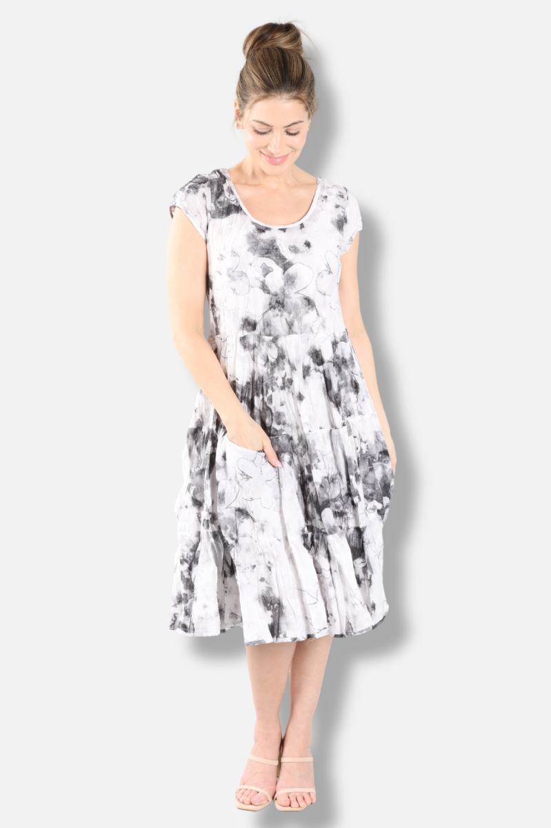 Jade Dress - Ghost Blooms