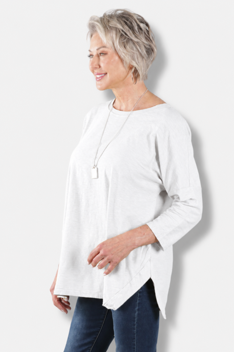 Osize Boxy Top - White